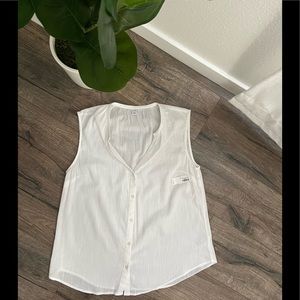 Old Navy Sleevel Button Down Shirt